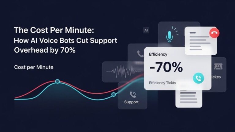The Cost Per Minute: How AI Voice Bots Cut Support Overhead by 70%