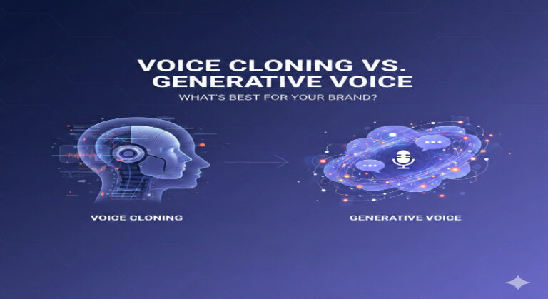 Voice Cloning vs. Generative Voice: What’s Best for Your Brand?