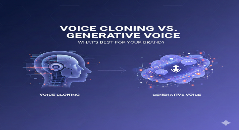 voice cloning vs generative voice
